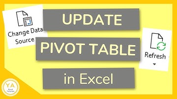 Excel Tips: Refresh Pivot Table When Source Data Changes - Tutorial