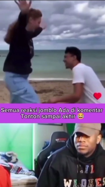 Semua reaksi jomblo Ada di komentar tonton sampai akhir 😂 #trending #ngakak #viral #funny #memes