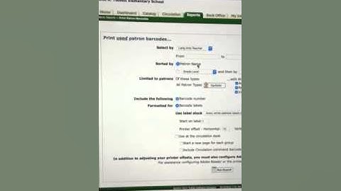 patron barcodes