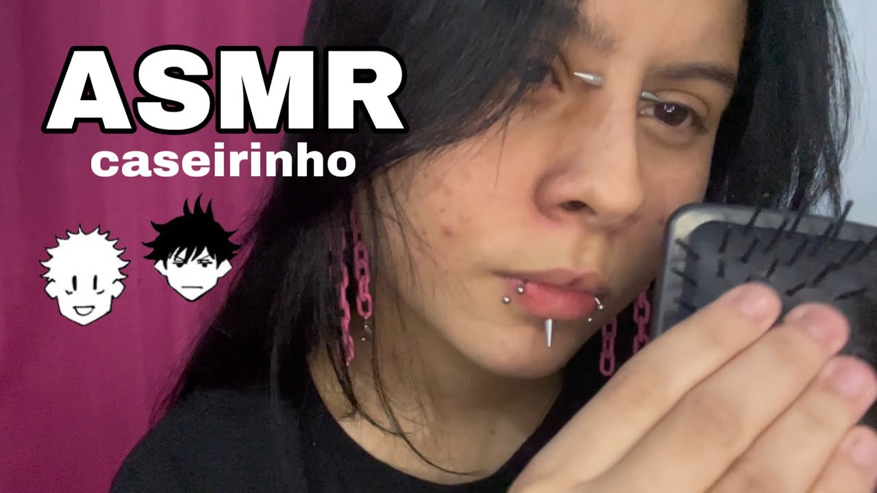 ASMR CASEIRO: Sons de boca e tapping em objetos aleatórios!! (Primeiro vídeo do canal)