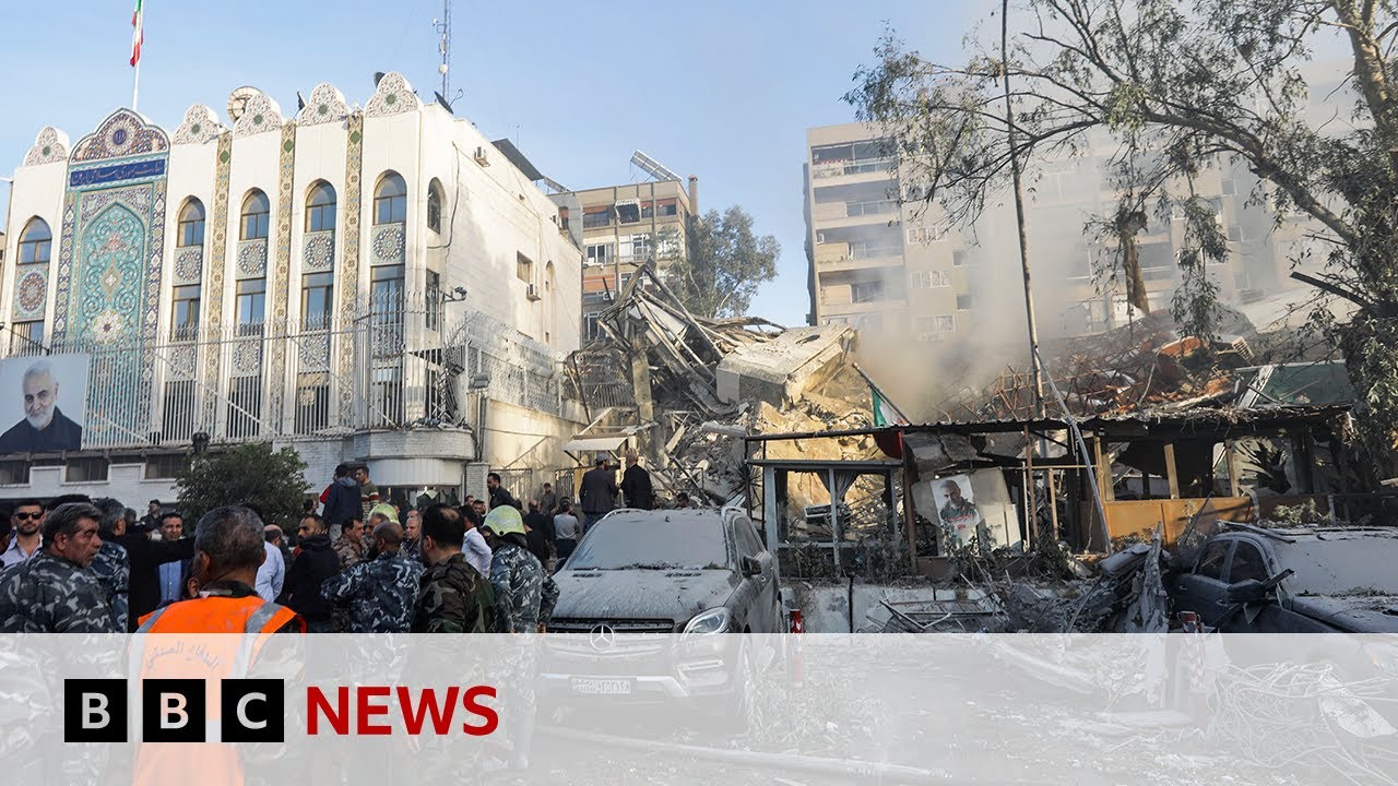 Israel accused of deadly strike on Iranian consulate in Syria | BBC News