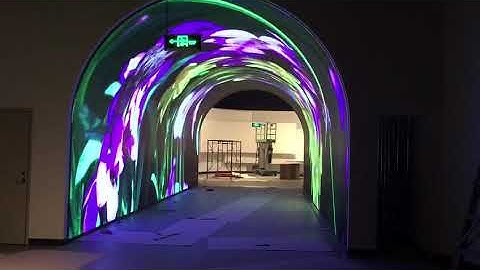 Led display time tunnel... led display factory can make it for you.