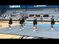 My daughter doing some cheerleading