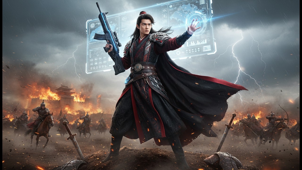 الشاب الذي انتقل عبر الزمن إلى العصور القديمة، فعّل نظامًا وجلب أسلحة من المستقبل ليغزو زمن الفوضى.