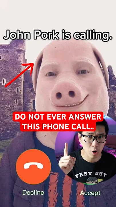 DO NOT Answer This Call From John Pork..😱
