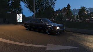 Forza Horizon 4 Realistic Driving Gameplay At Night 1988 Mercedes-Benz 300CE 6.0 AMG Hammer Coupe