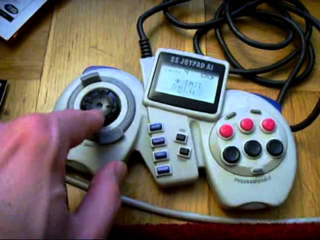 SS Joypad AI (analogue controller), Sega Saturn - YouTube