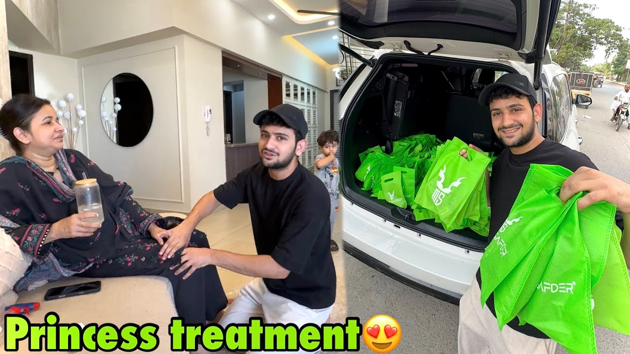 Mom ko princess treatment nhi chahaiye🥲 | 12 rabbi ul awal ke din only yours ki distribution ki😍