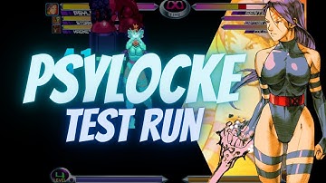 MvC2 - Psylocke Test Run