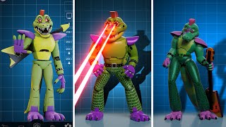 Montgomery Gator FNaF AR Animations