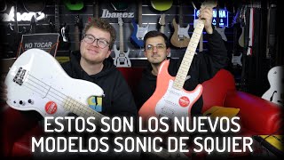 Conoce las nuevas guitarras y bajos Sonic de Squier! 🎸 | Musicopolix
