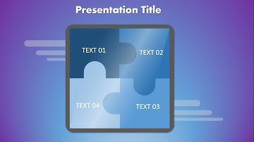 How to Design Jigsaw Puzzle Infographic Presentation on PowerPoint #powerpointtutorial #powerpoint