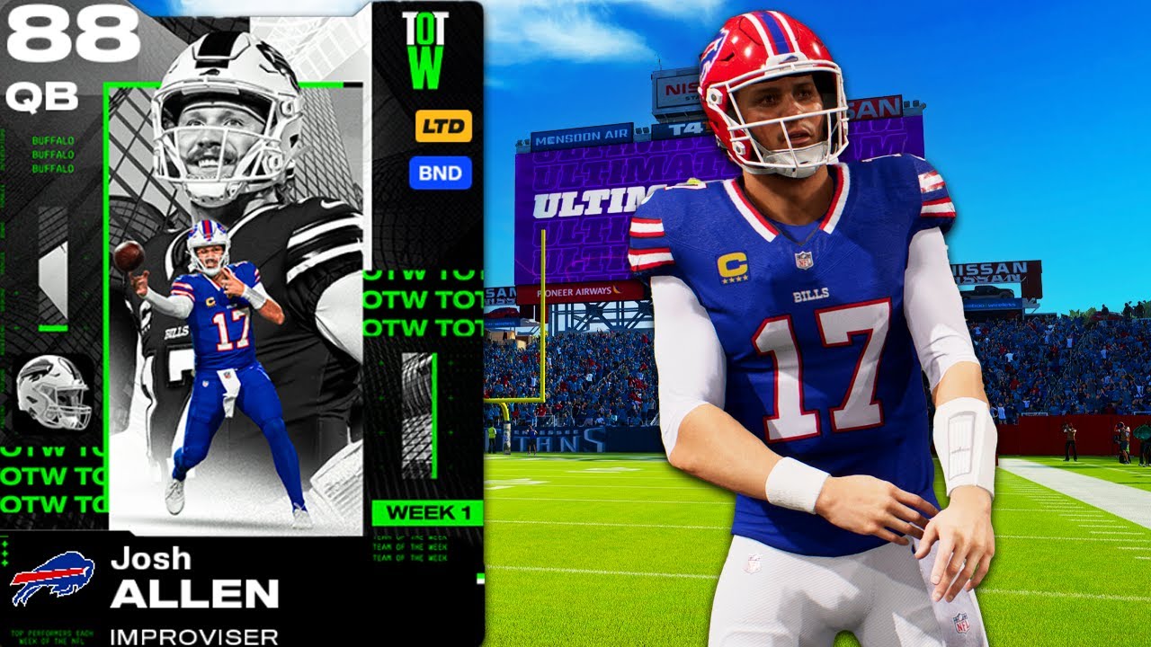 88 Джош Аллен — МОНСТР в Madden 26!