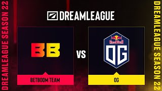 BetBoom Team проти OG | Гра 1 | DreamLeague Season 22 - Group A