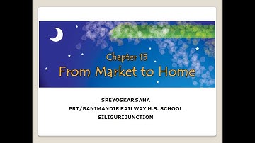 NCERT - EVS - LOOKING AROUND - CLASS -IV - CHAPTER 15 - FROM MARKET TO HOME - Explanation in Bengali