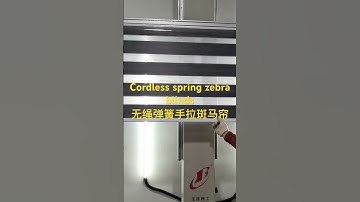 Cordless spring zebra blinds无绳弹簧手拉斑马帘 #smartcurtain #rollerblinds #zebrablinds