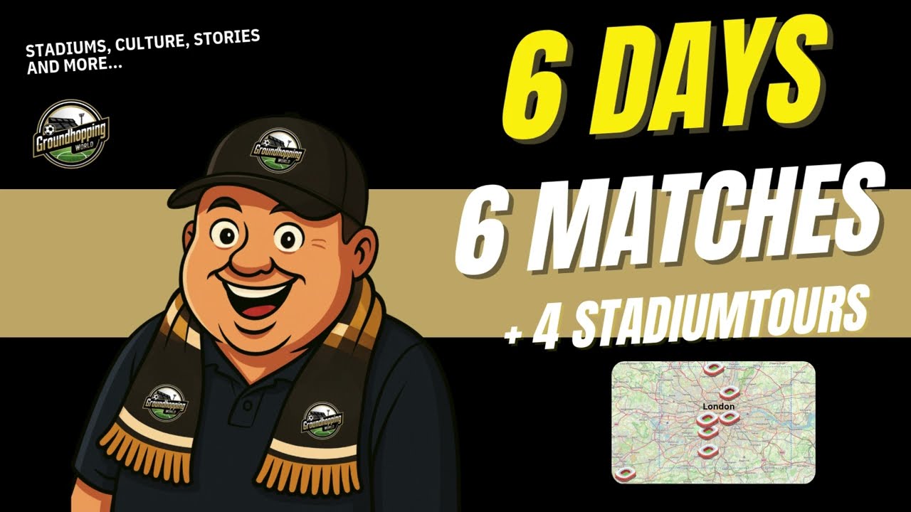 6 Days, 6 Matches, 4 Stadium Tours — The Ultimate English Football Journey - PL to Non-League