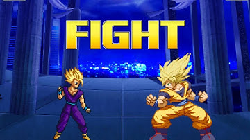 Mugen: SSJ2 Teen Gohan vs SSJ Goku Z2