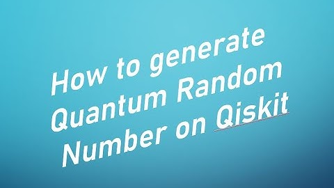 How to generate Quantum Random Number