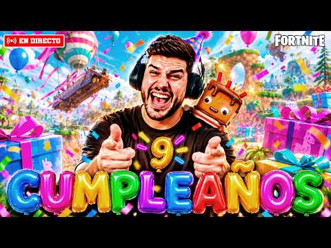 ✅FORTNITE está de 🥳🎉CUMPLEAÑOS🥳🎉, CUMPLE 9 AÑOS! #fortnite #epicpartner