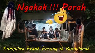 Kompilasi Prank Pocong dan Kuntilanak !!! Ngakak🤣 Parah #viral #funny #prank #comedyvideos #trending
