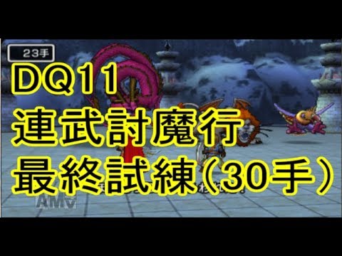 Dq11 ドゥルダ 連武討魔行 最終試練 30手 3ds版 Youtube Dq11 ドゥルダ 連武討魔行 最終試練 30手 3ds版 Youtube
