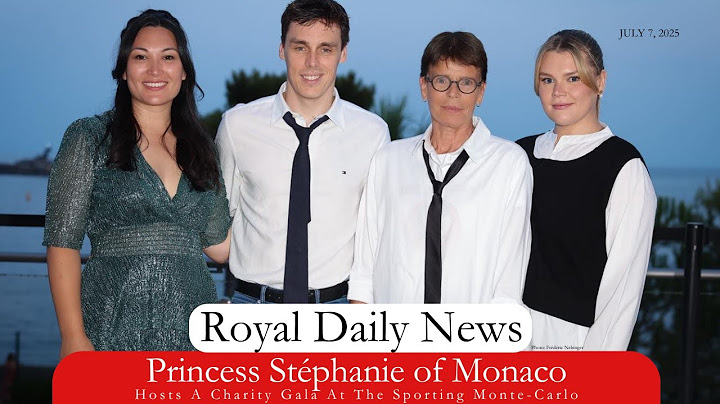 Princess Stéphanie of Monaco Hosts An Annual Charity Gala In Larvotto.  Plus, More #RoyalNews