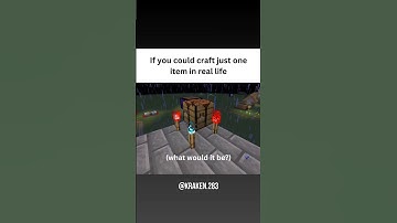 Crafting Table in REAL #minecraft #minecraftshorts #gaming #shortvideo #shortsfeed #shorts #short