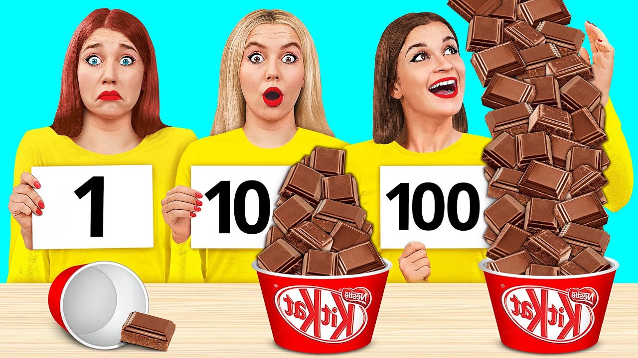 Challenge Video 100 Layers of Food Challenge | Funny Kitchen Hacks by TeenDO Challenge ...