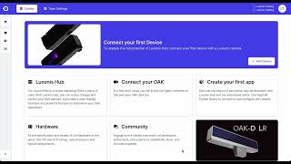 Luxonis Hub Registration Process