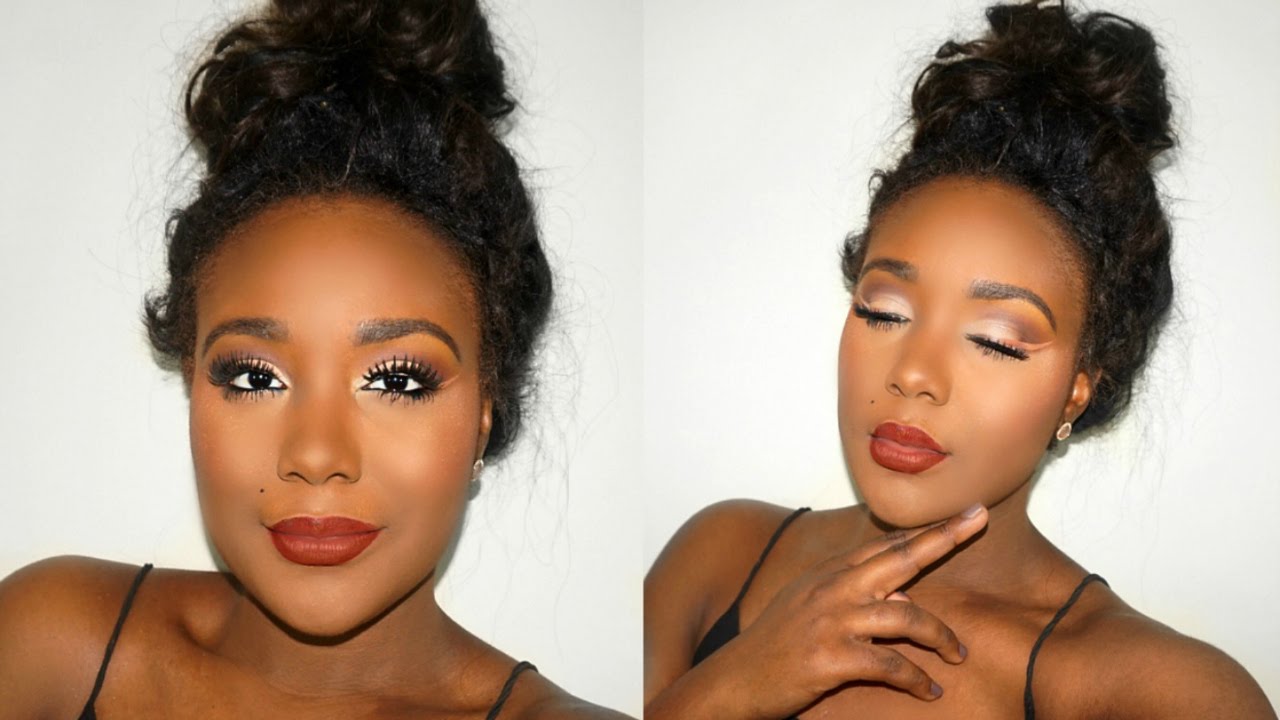 Fall Makeup Tutorial - Quick Easy Reversed Ombré Cut Crease
