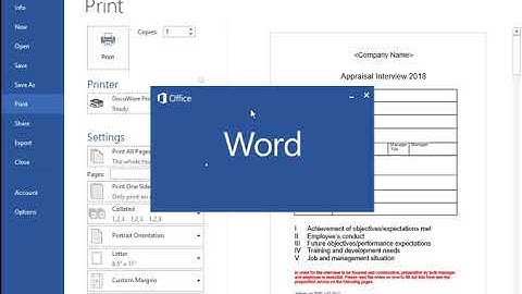 DocuWare Kinetic Solution for Employee Management: 4. PTO and Appraisals