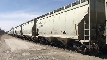 NS 61F Chase Over The SWP Railroad