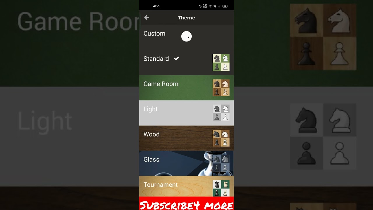 How to change the themes in chess.com 