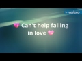 Jess and Gabriel ~ Can't help falling in love with you lyrics ~