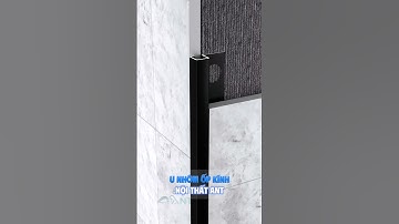 Nẹp U – cho kính thẳng băng #nepnhom #neptrangtri #homedecor #wood #diy #interiordesign #nepant