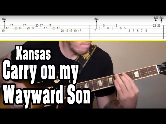 Play The Game Tonight / KANSAS  Guitar Cover with TABs 