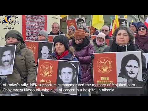 February, 23, 2022: Iranians, MEK Supporters Rally in Stockholm, Justice for the 1988 Massacre