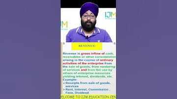 Revenue | Class 11th | Basic Accounting Terms | Accountancy | CA. Inderbir Singh