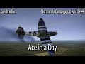 Spitfire IXe: 6 Victories in Dogfight with FW 190s over Caumont | Cinematic WW2 Air Combat Missions