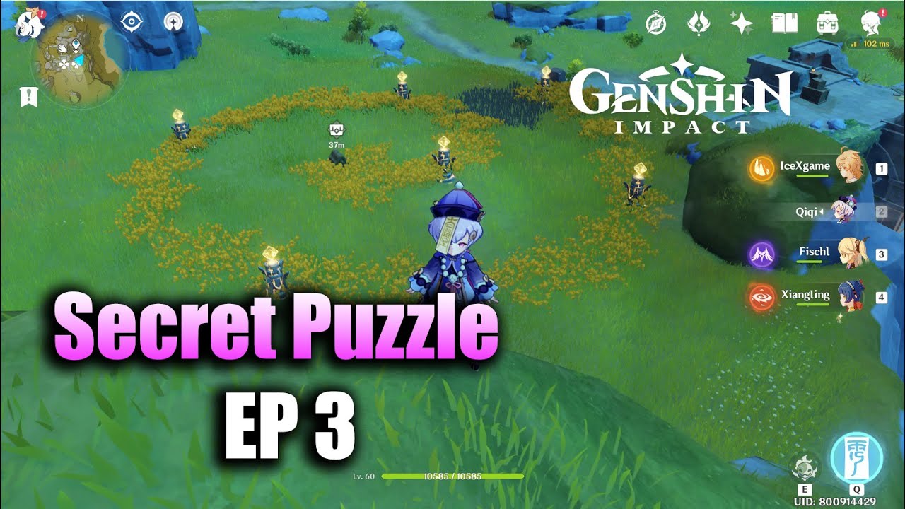 Genshin impact sudoku puzzle