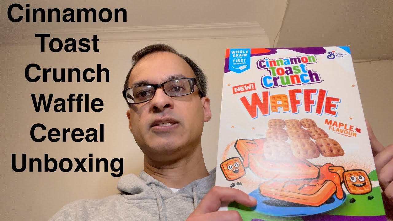 Cinnamon Toast Crunch Waffles Cereal Unboxing