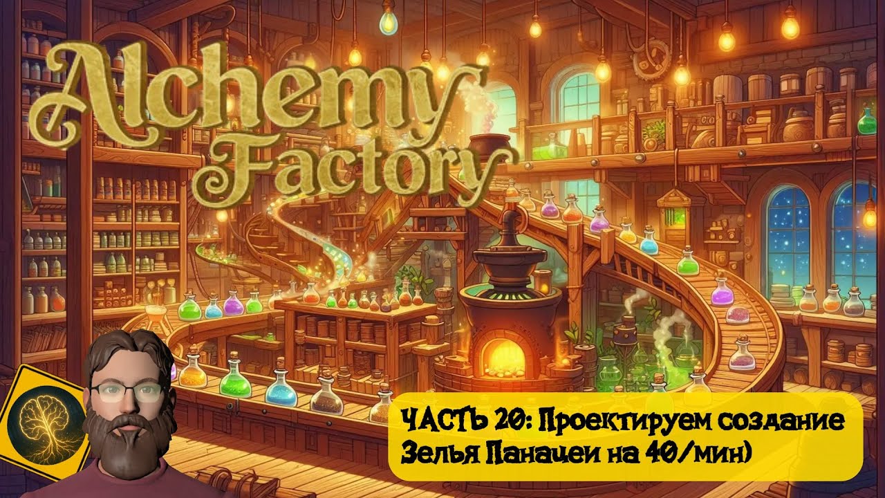 Alchemy Factory. Часть 20 - Проектируем создание Зелья Панацеи на 40 ...