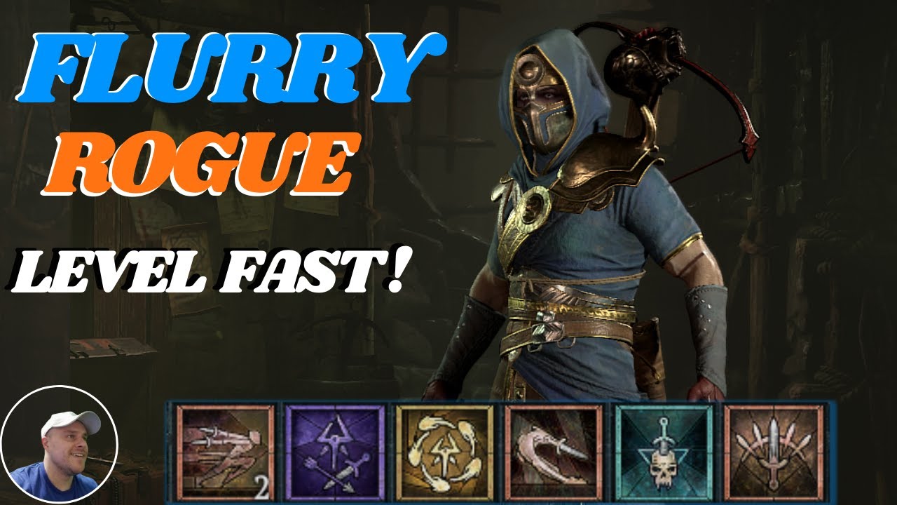 How to Level FAST with Flurry Rogue | Diablo 4 - YouTube