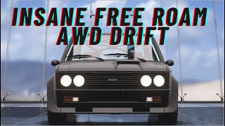 Forza Horizon 5 Abarth Fiat 131 AMAZING Free Roam drifting! screenshot 5