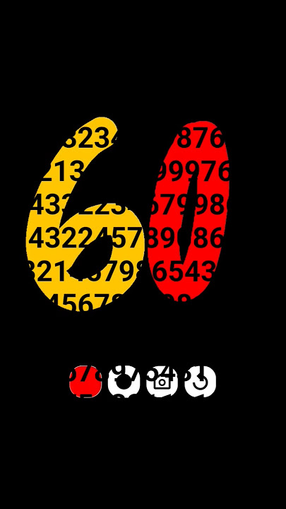 draw a numbers 51 to 60 #numbers #trending #youtubeshorts #funny