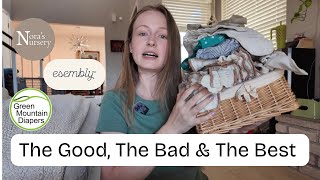 I Tested 3 Cloth Diaper Brands The Good, The Bad & The Best Noras Nursery, Essembly & Green Mountain