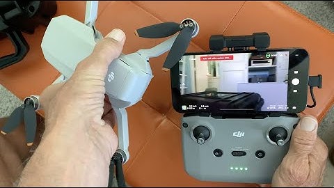 How to connect your dji mini 2 drone to your dji  Remote Control and dji fly app on iPhone 12
