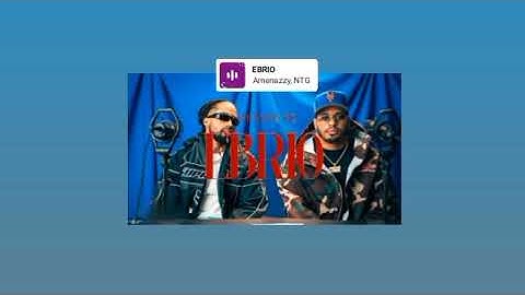 Amenazzy×NTG (EBRIO) Audio oficial