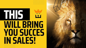 THIS will bring you succes in sales!
